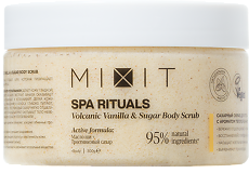 Купить Mixit Spa Rituals Сахарный скраб для тела с ароматом теплой ванили Volcanic Vanilla & Sugar Body Scrub 300 г цена