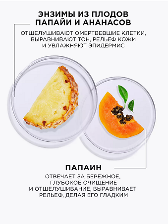 Mixit Your Skin Энзимная пудра для умывания с папаином и растительными экстрактами 75 г