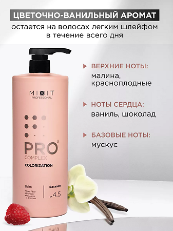 Mixit Professional PRO3 Бальзам-кондиционер для окрашенных волос Colorization Conditioner 1000 мл