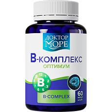 Купить Доктор Море B-комплекс оптимум/B-complex optimum капсулы по 360 мг 60 шт цена