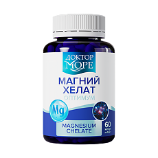 Купить Доктор Море Магний хелат оптимум/Magnesium chelate optimum капсулы по 620 мг 60 шт цена
