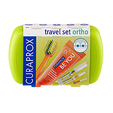 Купить Curaprox Ortho Дорожный набор для ухода за полостью рта Green (зеленый) 1 уп цена