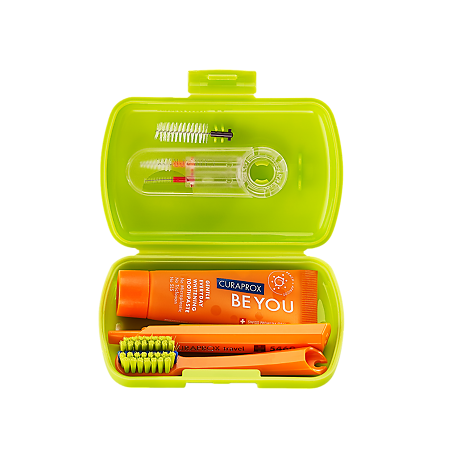 Curaprox Ortho Дорожный набор для ухода за полостью рта Green (зеленый) 1 уп