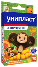 Купить Лейкопластырь Унипласт бактерицидный набор 1,9х7,2 см 12 шт. + 1,6х5,7 см 8 шт. 1 уп цена