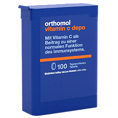 Купить Ортомоль Витамин С депо/Orthomol Vitamin C depo таблетки массой 0,35 г 100 шт цена