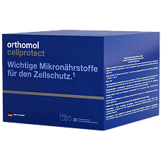 Купить Ортомоль Селпротект/Orthomol Cellrotect набор порошок массой 10 г+капсулы массой 775 мг+таблетки 814 мг и 472 мг саше 30 шт цена