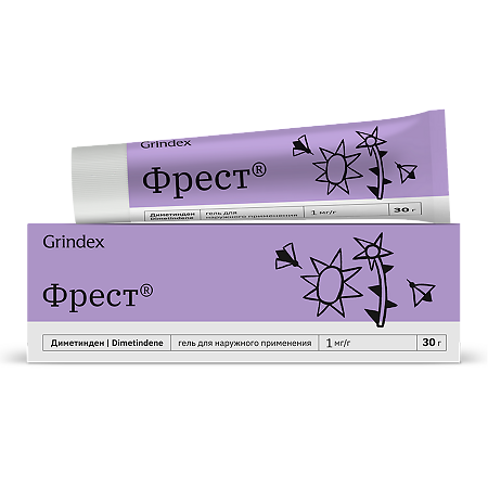 Фрест гель для наружного применения 1 мг/г 30 г 1 шт