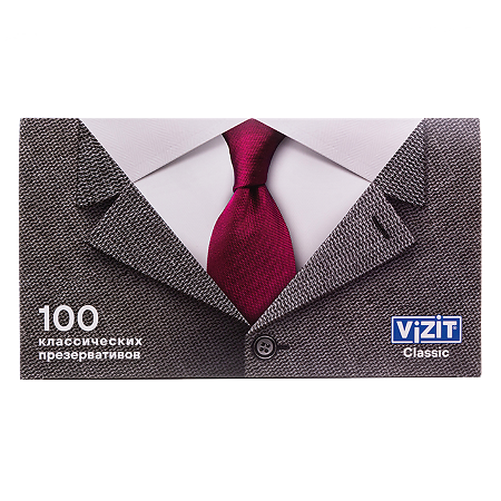 Презервативы VIZIT Classic классические 100 шт