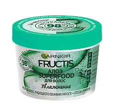 Купить Garnier Fructis Маска для волос Superfood Алоэ 390 мл 1 шт цена