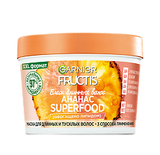 Купить Garnier Fructis Маска для волос Superfood Ананас 390 мл 1 шт цена