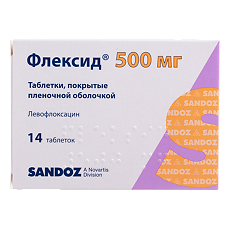 Изображение товара Флексид таблетки покрыт.плен.об. 500 мг 14 шт