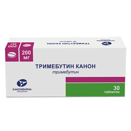 Тримебутин Канон таблетки 200 мг 30 шт