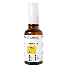 Купить Витамин Д3/Vitamin D3 500 МЕ Dr.Zubareva 140 доз фл с дозатором 30 мл 1 шт цена