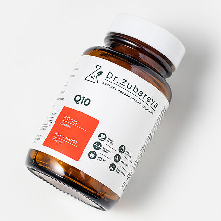 Коэнзим Q10 Dr.Zubareva желатиновые капсулы массой 460 мг 60 шт