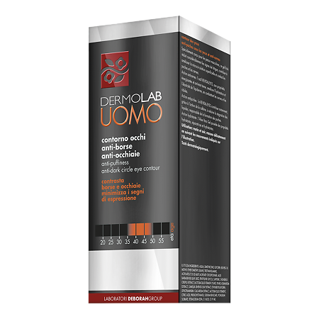 Dermolab Uomo Крем для век против темных кругов Anti-puffiness and Anti-dark Circle Eye Contour 15 мл 1 шт