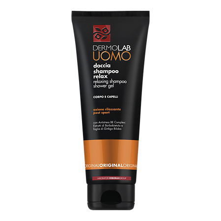 Изображение товара Dermolab Uomo Гель для душа и шампунь расслабляющий Relaxing Shampoo Shower Gel Original 250 мл 1 шт