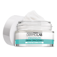Купить Dermolab Крем для лица матирующий для комбинированной и жирной кожи Mattifying Hydration Cream SPF15 50 мл 1 шт цена