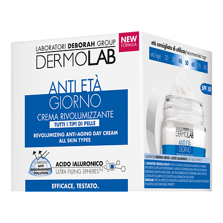 Dermolab Крем дневной против морщин разглаживающий Revolumizing Anti-Aging Cream SPF10 50 мл 1 шт