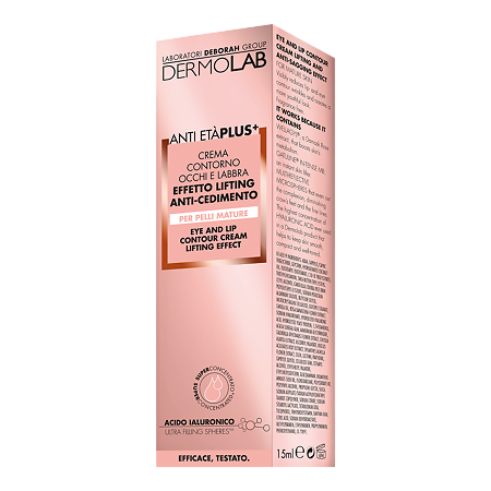 Dermolab Крем для век и губ Лифтинг эффект Anti Eta' Plus+ Eye And Lip Contour Cream Lifting Effect 15 мл 1 шт