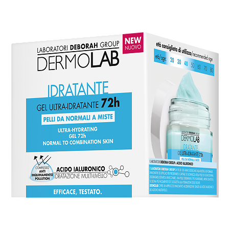 Dermolab Гель для лица ультра-увлажняющий для нормальной и комбинированной кожи 72h Ultra-Hydrating 50 мл 1 шт