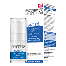 Купить Dermolab Гель для век антивозрастной против темных кругов Anti-aging Eye Contoure Gel Bags and Dark Circles 15 мл 1 шт цена