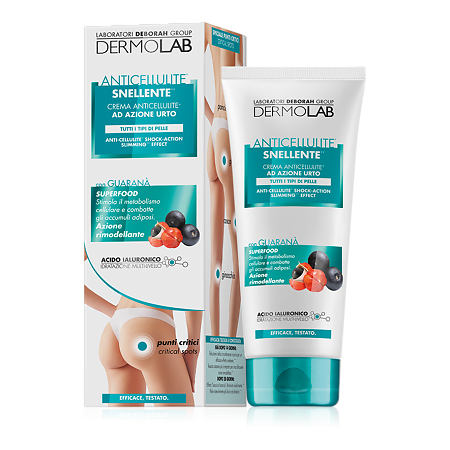 Изображение товара Dermolab Крем для тела антицеллюлитный разогревающий Anti-Cellulite Shock-Action Slimming Effect Cream 200 мл 1 шт