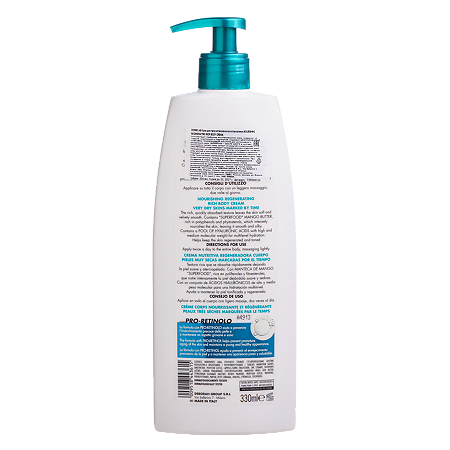 Dermolab Крем для тела интенсивное восстановление Nourishing Regenerating Rich Body Cream 48h Hydratation Con Pro-Retinolo 330 мл 1 шт