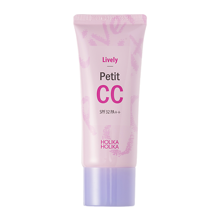 Holika Holika Petit CC Lively CC-Крем для лица холодный подтон SPF32 PA++ 30 мл 1 шт