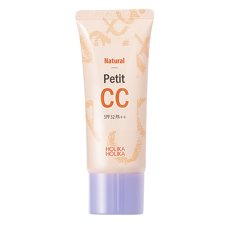 Holika Holika Petit CC Natural CC-Крем для лица теплый подтон SPF32 PA++ 30 мл 1 шт
