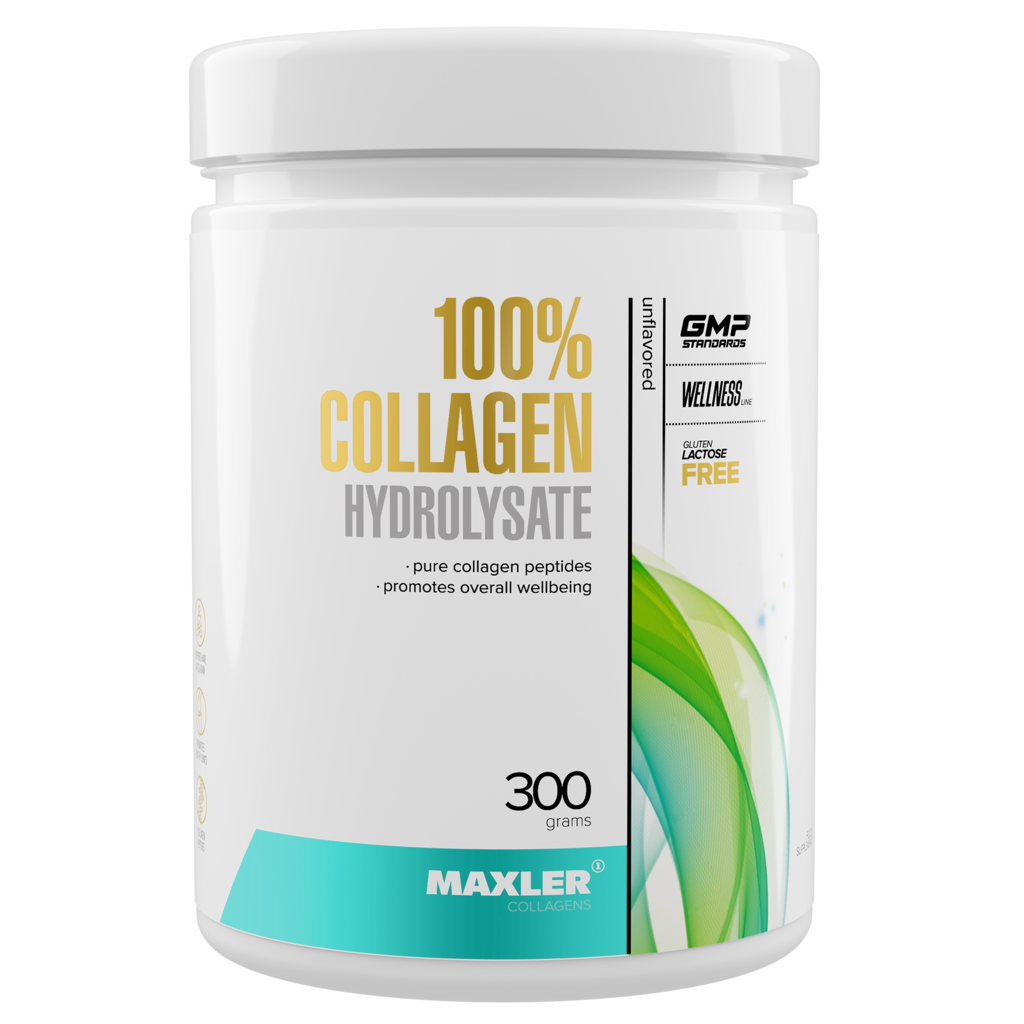 Maxler 100% Коллаген/100% Collagen Hydrolysate порошок 300 г 1 шт ...