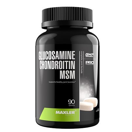 Макслер Глюкозамин Хондроитин МСМ / Maxler Glucosamine Chondroitin MSM таблетки по 1,85 г 90 шт