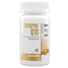 Купить Макслер Коэнзим Q10 / Maxler Coenzyme Q10 капсулы по 0,55 г 60 шт цена