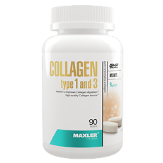 Купить Макслер Коллаген Тип I и III/ Maxler Collagen Type I & III таблетки по 1380 мг 90 шт цена
