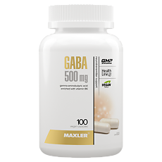 Купить Maxler ГАБА 500 мг/GABA 500 mg капсулы по 770 мг 100 шт цена