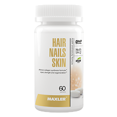 Купить Maxler Хэир Нейлз Скин/Hair Nails Skin таблетки по 1,0 г 60 шт цена