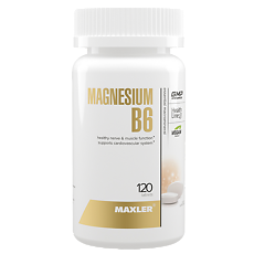 Купить Maxler Магний B6/Magnesium B6 таблетки по 0,65 г 120 шт цена
