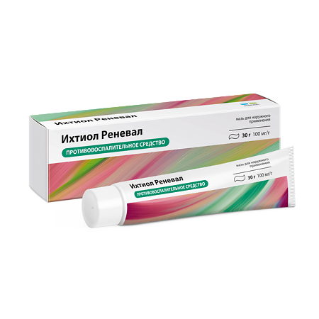 Ихтиол Реневал мазь для наружного применения 100 мг/г 30 г 1 шт