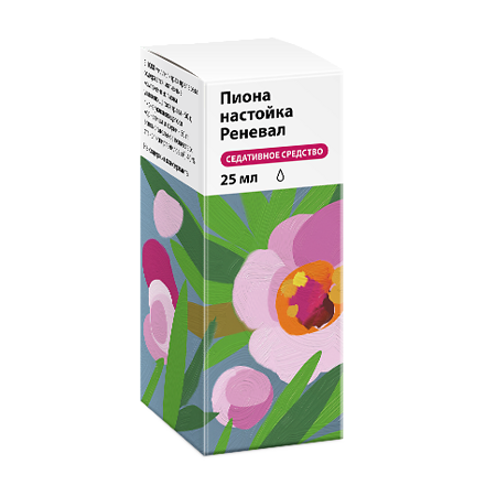 Пиона настойка Реневал настойка 25 мл 1 шт
