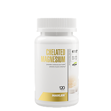 Купить Maxler Хелатный Магний/Chelated Magnesium таблетки массой 1000 мг 120 шт цена