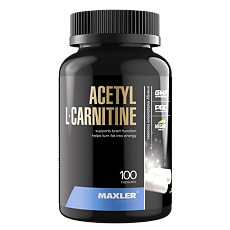 Изображение товара Макслер Ацетил Л-Карнитин / Maxler Acetyl L-Carnitine капсулы по 0,66 гAcetyl L-Carnitine капсулы по 0,66 г 100 шт