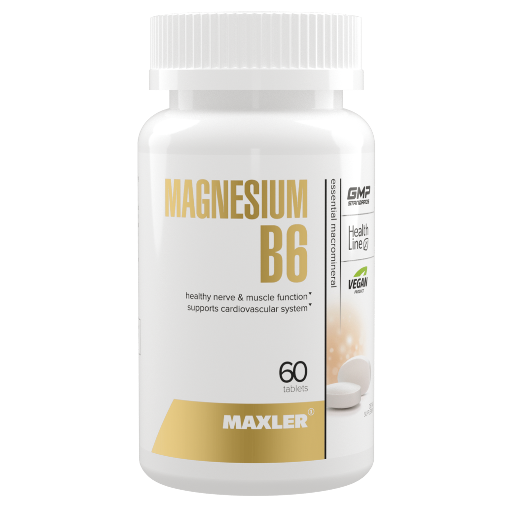 Maxler Магний B6/Magnesium B6 таблетки по 0,65 г 60 шт - купить, цена и ...