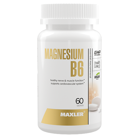 Макслер Магний B6 / Maxler Magnesium B6 таблетки по 0,65 г 60 шт