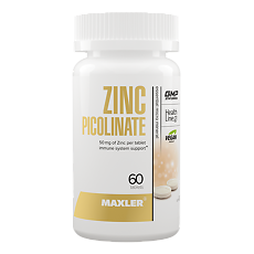 Купить Maxler Цинк Пиколинат 50 мг/Zinc Picolinate 50 mg капсулы по 0,5 г 60 шт цена