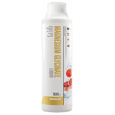 Изображение товара Макслер Магнезиум Глицинат Ликвид вкус клубники 500 мл - магний и витамин B6 для здоровья