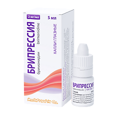 Купить Брипрессия капли глазные 2 мг/мл 5 мл 1 шт цена