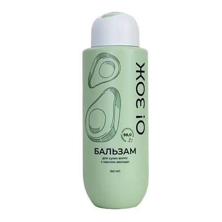 Изображение товара Бальзам для сухих волос с маслом авокадо 350 мл О!ЗОЖ восстанавливает и питает