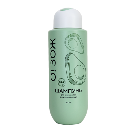 Шампунь для сухих волос с маслом авокадо О!ЗОЖ 350 мл 1 шт