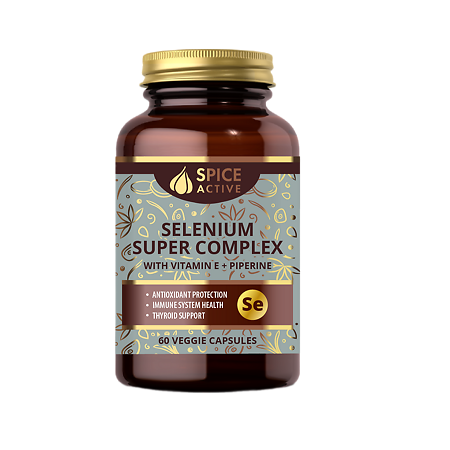 Изображение товара Спайс Актив Селен суперкомплекс с витамином Е и пиперином капсулы 60 шт