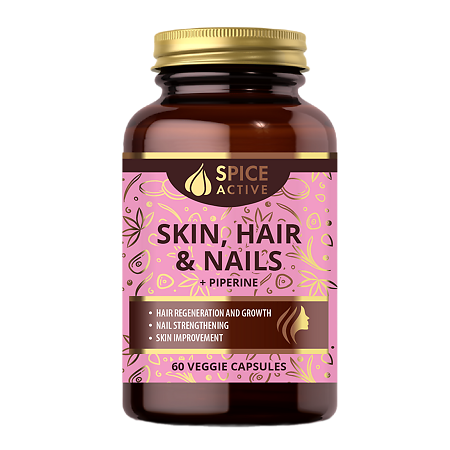 Изображение товара Спайс Актив капсулы для здоровья кожи волос и ногтей комплекс 60 шт