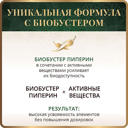 Спайс Актив/Spice Active Легкодоступное железо с витаминами С, В12 и пиперином / Gentle Iron with Vitamin C, B12 + Piperine капсулы по 0,27 г 60 шт